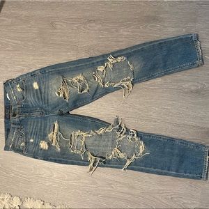 Lucky Brand Boyfriend Ripped Jeans